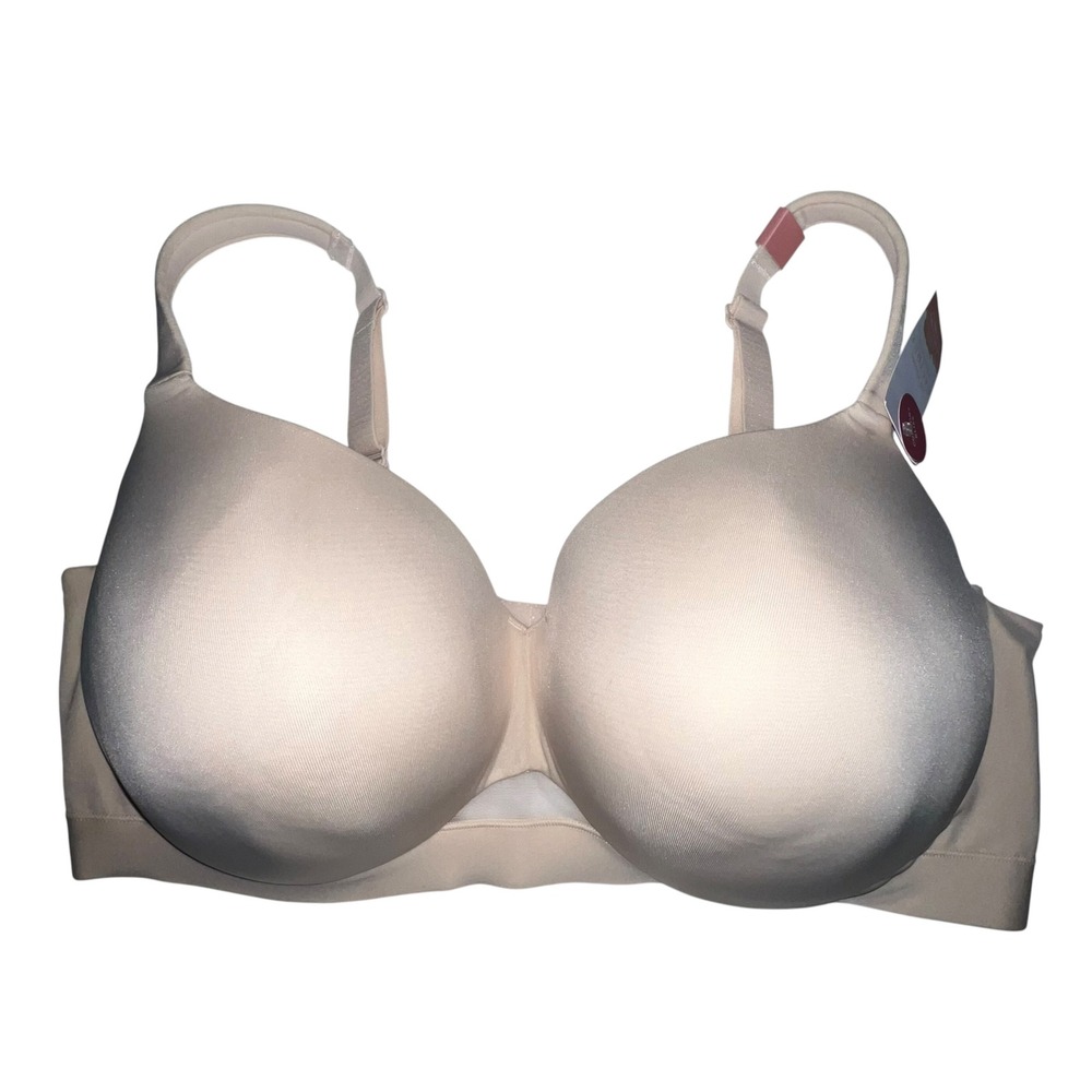 Cacique Comfort Bliss Lightly Lined Balconette Bra Beige 46F A83783